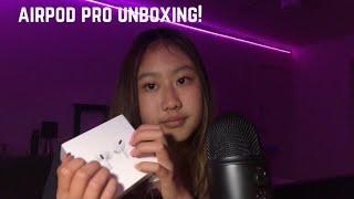 ASMR unboxing airpod pros!