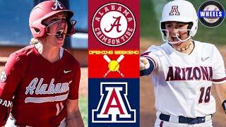 #11 Alabama vs #17 Arizona Highlights | 2025 College Softball Highlights