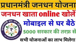 Pradhan mantri jan dhan yojana bank account opening online | pmjdy zero balance account opening 2021