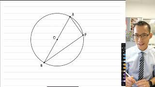 Angle in a Semicircle (1 of 6: Standard proof)