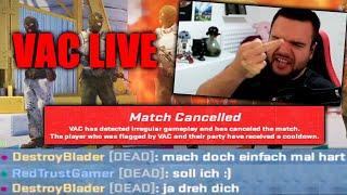 DEUTSCHER CHEATER wird von VAC LIVE genommen!  MatchMaking Highlight