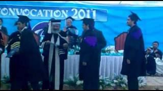 Abbas Bhai Receiving Degree.. Video Catches by waSIF :)