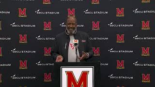 Maryland Football | Head Coach Mike Locksley Press Conference | Iowa