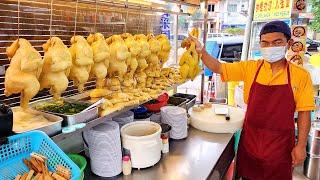 매일 완판되는 대량 치킨 라이스, 말레이시아 길거리 음식, Chicken rice in bulk that sell out every day, Malaysian Street Food