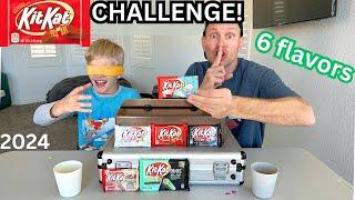 KitKat Challenge! BLINDFOLDED