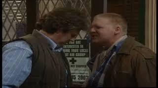 Classic Coronation Street Jim McDonald Vs a thug in the Cafe