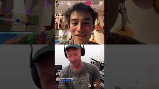 Jacob Collier Chris Martin emotional Sparks performance instagram live