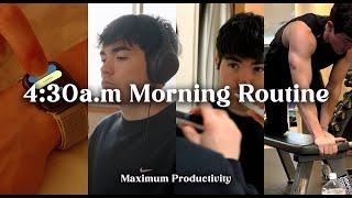 4:30am morning routine (2023) | How to Stay Productive & Get Stuff Done