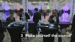 3 Tips on How to Network at a Huge Expo