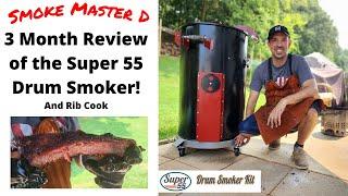 3 Month Review of the Super 55 Drum Smoker - UDS - Ugly Drum Smoker Kit