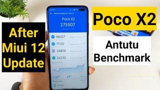 Poco x2 miui 12 update antutu benchmark test