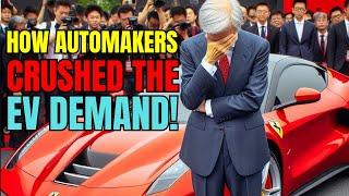 The EV Demand Collapse: What Automakers Got Horribly Wrong! Electric Vehicle Demand Nosedives!