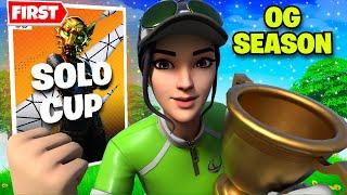 *First* Zero Build Solo Victory Cup Of The OG Season...