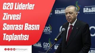 G20 Liderler Zirvesi Sonrası Basın Toplantısı