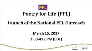 Poetry for Life Webinar