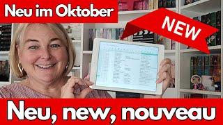 2024 Oktober Neuerscheinungen mit Krimi!! Sachbüchern und Romanen, der Monat wird episch