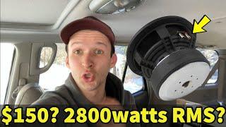 Rockville Punisher Subwoofer Review! I did NOT Expect THIS to Happen...