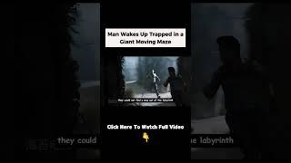 Man Wakes Up Trapped in a Giant Moving Maze! #shorts #youtube