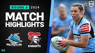 NRLW 2024 | Sharks v Knights | Match Highlights