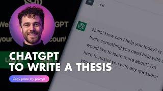 How ChatGPT will write your (entire) thesis.