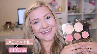 Jaclyn Hill x Becca Cosmetics Champagne Collection Face Palette l First Look!! | LEAH JANAE