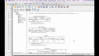 How to Calculate Multiple Linear Regression with SPSS