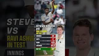 RAVI ASHWIN VS STEVE SMITH