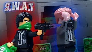 Lego S.W.A.T. "Mysterious Bank Robbery" Episode 1 - Stop Motion Animation