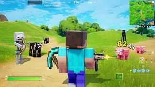 I installed MINECRAFT MODS in Fortnite!