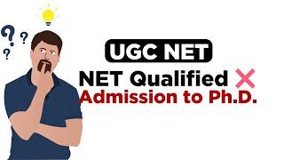 UGC NET Qualified  Only Ph.D.