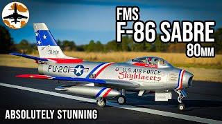 This GORGEOUS RC Fighter Jet Has 1 Major Flaw - FMS F-86 Sabre 80mm