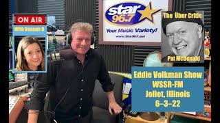 WATCHER (2022) Review, Pat McDonald on the Eddie Volkman Show, WSSR-FM, June 3, 2022