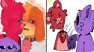 Catnap x Dogday x Bobby Sweet Kiss Turns Nightmare! | Poppy Playtime 4 Nightmare Critters  Comic Dub