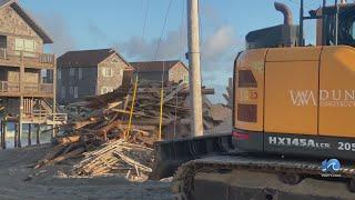 Cape Hatteras National Seashore confirms second house collapses in Rodanthe