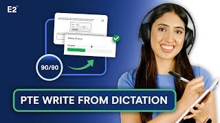 PTE Listening: Write from Dictation | Tips & Strategy for 90/90