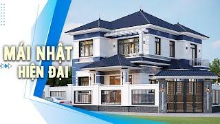 Mẫu nhà mái Nhật hiện đại 2 tầng quốc dân của Maxhome được săn đón năm 2025 | MH04869