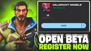 VALORANT MOBILE NEW BETA REGISTRATION AND DOWNLOAD 