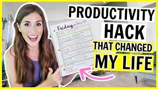 LIFE CHANGING PRODUCTIVITY SECRET TO GET MORE DONE! | Scheduling Hacks For Moms | How to Time Block