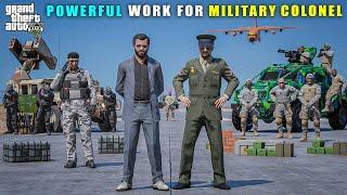 Michael Committed Powerful Work For Military Colonel | Gta V Gameplay