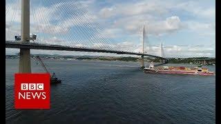 Queensferry Crossing: The UK's tallest bridge - BBC News