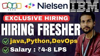  Job Alert: Zoho & IBM Hiring DevOps, Software Engineers, QA Testers | Freshers Hiring