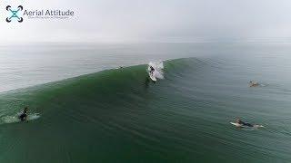 Big Surf at Weekapaug Beach in Rhode Island - Epic Drone Video