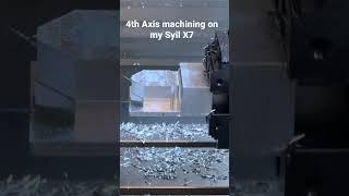 4th Axis CNC Machining - Syil X7