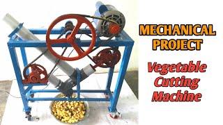 Best Mechanical Engineering Project Ideas High Speed Vegetable Cutting Machine