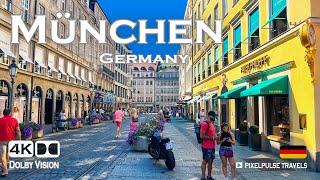 Munich Walking Tour  The Heartbeat of Bavarian Splendor ️ |  4K