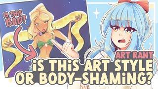 ART STYLE OR BODY SHAMING? || SPEEDPAINT + COMMENTARY