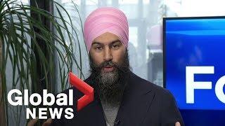 Jagmeet Singh reacts to comments made by former Liberal candidate Karen Wang