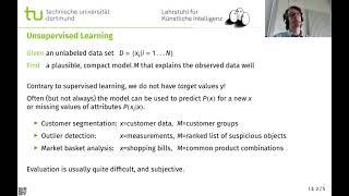 ML I3: Different Kinds of Machine Learning