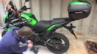 Kawasaki Versys 650 2018 centre stand fitted