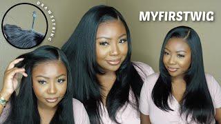 No Ear Tab Issue? New Pre Layered Glueless Wig Install | MYFIRSTWIG